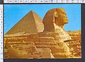 M5488 EGYPT GIZA THE GRAT SPHINX AND KEOPS PYRAMID VIAGGIATA SB