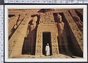 N7778 EGITTO EGYPT ABU SIMBEL IL TEMPIO NEFERTARI Cartoline dal Mondo De Agostini