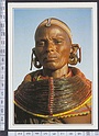 N7780 KENYA DONNA SAMBURU IN COSTUME TRIBALE Cartoline dal Mondo De Agostini