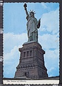 O855 NEW YORK  THE STATUE OF LIBERTY (CUT) VG