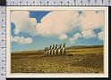 S5718 Easter Island CILE ISOLA DI PASQUA MEGALITI INQUIETANTI Cartoline dal mondo De Agostini