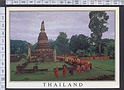 N5370 THAILAND RITE OF BUDDHIST MONACI BUDDISTI Viaggiata