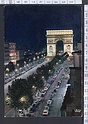 N5288 PARIS L ARC DE TRIOMPHE LES CHAMPS ELYSEES ILLUMINES Viaggiata