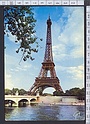 N4085 PARIS LA SEINE AU PONT D IENA ET LA TOUR EIFFEL PLAQUETTE SALON HOTELIER Viaggiata