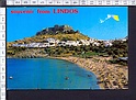 M6004 RHODES VIEW OF LINDOS GREECE