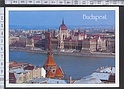N6468 BUDAPEST PARLIAMENT UNGHERIA HUNGARY Viaggiata (FOLDS)