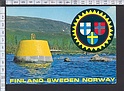 M6107 FINLAD SWEDEN NORWAY LANDMARK OF THREE COUNTRIES Viaggiata SB