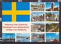 O5827 GREETINGS FROM GOTEBORG GOTHENBURG VIEWS sweden VG in busta