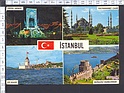 M5693 ISTANBUL TURKEY 4 VIEWS Viaggiata SB