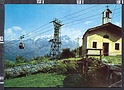 P5852 CHAMPOLUC Aosta CHIESETTA DEL CREST SFONDO MONTE ROSA VG