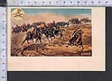 Q4110 Militari Illustrazione MINALDI REGGIMENTO ARTIGLIERIA A CAVALLO STAB ROMA A. MARZI FP Riproduzione