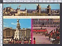 M6153 THE TOWER OF LONDON AND TOWER BRIDGE BUCKINGHAM PALACE TROOPING THE COLOUR Viaggiata SB