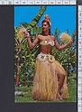 M9789b TAHITI  TAHITIAN GIRL IN ATTRACTIVE BORA BORA COSTUME FP