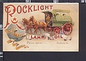 P1992 PUBBLICITA ILLUSTRATA OIL ROCKLIGHT LAMP OIL Riproduzione da Originale FP