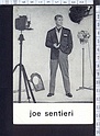 M7335 JOE SENTIERI SANREMO 1960 CON DISCOGRAFIA - CANTANTE MUSICA SINGER MUSIC