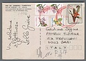 C1186 BRASIL Postal History 1990 FLOWERS FIORI TO ITALY