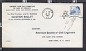 B2936 CANADA Postal History 1967 QUEEN 5c ENVELOPE ELECTION BALLOT
