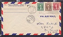B2956 CANADA Postal History 1937 1 cent 2 cents 3 cents PRINCE ALBERT FOND DU LAC