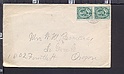 B2958 CANADA Postal History 1908 COUPLE 1 CENT COPPIA