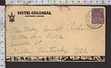 B5313 MEXICO Postal history CRUZ DEL PALENQUE 10 CENT HOTEL COLONIAL MONTERREY