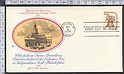 B1184 FDC USA 1975 PATRIOTS COLONIE FREE AT INDEPENDENCE HALL PHILADELPHIA - Envelope F.D.C.