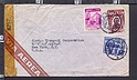 B2977 PERU Postal History 1943 VIA AEREA AIR MAIL