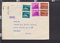 B1969 INDIA 1957 POSTAGE Envelope Storia Postale