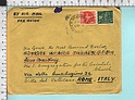 C551 INDIA Postal history 1961 TO ITALY