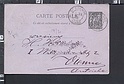 B2714 FRANCE 1888 10 ST. ETIENNE STATIONARY Intero postale Entier