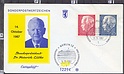 B1748 FDC Germany 1967 DR. HEINRICH LUBKE Envelope F.D.C.