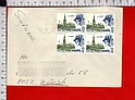 B5810 SPAIN Postal History QUARTINA CORREO AEREO 13 PTA EXPOSICION SEVILLA ESPANA