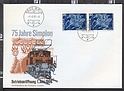 B2881 HELVETIA SWITZERLAND 1981 PLANETARIUM VERKEHRSHAUS DER SCHWEIZ LUZERN TRAIN