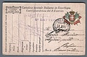 C1059 Intero Cartolina Postale IN FRANCHIGIA 1917 POSTA MILITARE