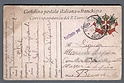 C1064 Intero Cartolina Postale IN FRANCHIGIA 1916 POSTA MILITARE 44 DIVISIONE