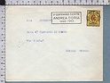 B9661 Italia Storia postale 1966 TARGHETTA ANDREA DORIA GIORNATA DEL FRANCOBOLLO Lire 20