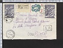 B1381 Storia Postale Italia 1975 CINQUANTENARIO ROTARY ITALIANO IACOPO DELLA QUERCIA -Busta CASAFREDDA RACCOMANDATA