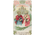 Men Saints holy card
