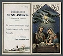 ES5284 Calendario 1965 PARROCCHIA M.SS. ASSUNTA S. GIOVANNI A TEDUCCIO NAPOLI EB APRIBILE