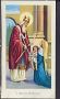 X1574 S. BIAGIO VESCOVO Santino Holy Card