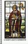Xsa-11458 S. San ROBERTO ABATE DI NEWMINSTER YORKSHIRE GARGRAVE SKELDALE Santino Holy card