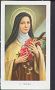 X1585 SANTA TERESA Santino Holy Card