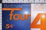 S1743 CARTA PREPAGATA INTERNAZIONALE WIND FOUR 4 PREPAID CARD 5 EURO ONDULATA DISCRETA