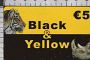 S1879 CARTA PREPAGATA BLACK AND YELLOW EURO 5 ANIMALI TIGRE RINOCERONTE RINO PREPAID CARD