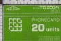S2598 BRITISH TELECOM PHONECARD 20 UNITS