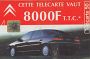 S1028 CITROEN CAR AUTO XANTIA Telecarte 50 unites