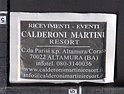 Z23 CALDERONI MARTINI RESORT Bustina di ZUCCHERO SUGAR SUCRE