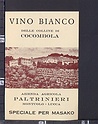 E06 Etichetta Bottiglia VINO BIANCO COLLINE COCOMBOLA PALTRINIERI LUCCA
