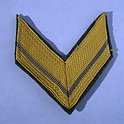 MIL19 Militaria Grado di Sergente in stoffa