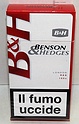 Pacchetto di Sigarette BENSON AND HEDGES RED 100s
