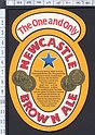 A10 Sottobicchiere NEWCASTLE BEER BROWN ALE THE ONE AND ONLY